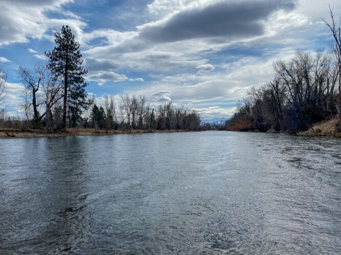 Cool, breezy day on the Bitterroot