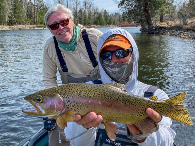 Jim with another beefy rainbow 