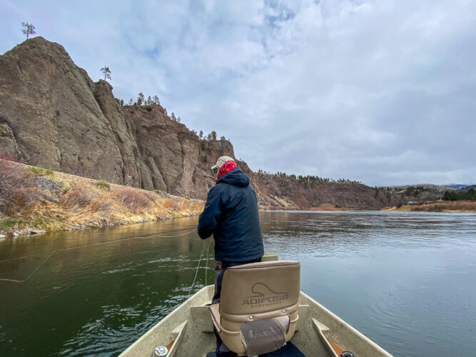 Pretty spring day in the canyon on the Missouri River