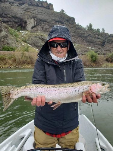 Jake picked up a couple of river monsters with guide Scott today