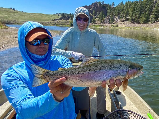 Jim with a slab in the afternoon