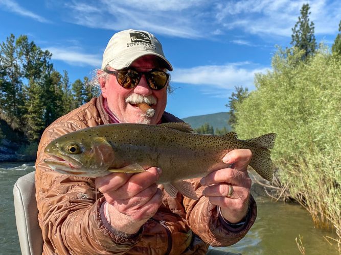 It started with a thick cuttbow and only got better - Missoula Trout Fishing