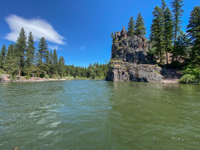 Red rocks on the Blackfoot River - Missoula Trout Fishing