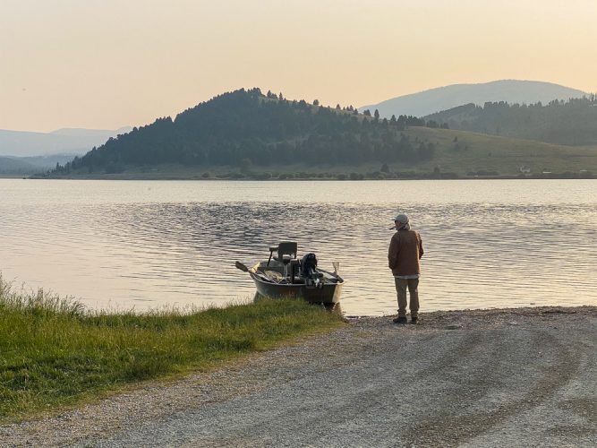 Hazy dawn on Georgetown - Mid-July Missoula Fishing