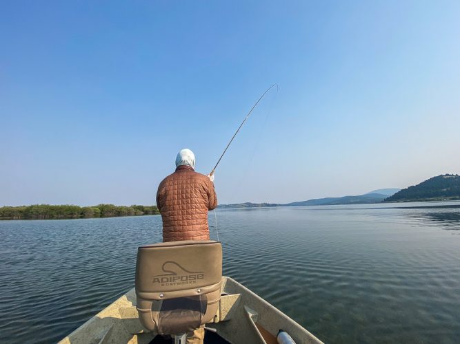 Hooked up with no one else around - Mid-July Missoula Fishing