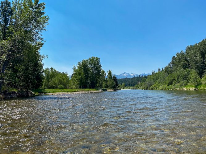 Upper Bitterroot is gorgeous anytime of year - Bitterroot River Fly Fishing July