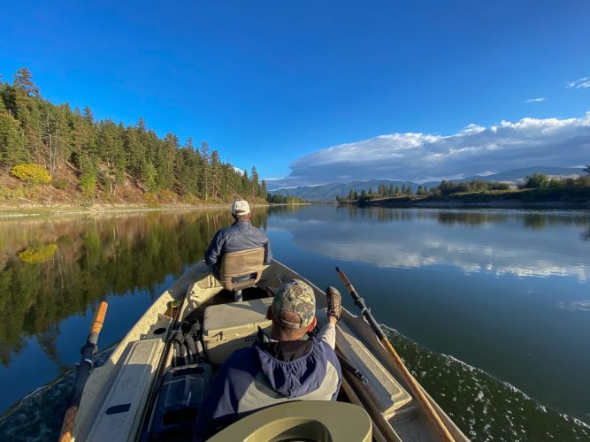 Early morning on the Clark Fork - Missoula Fall Fishing