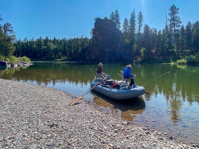 Soaking in a gorgeous day on the Blackfoot - Late Summer Missoula Fishing