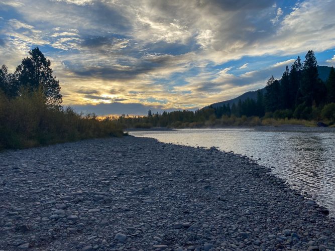 Dawn on the Blackfoot - Montana Fall Fishing Fun