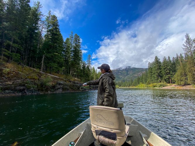 Awesome morning views on the Blackfoot - Missoula Fall Fishing