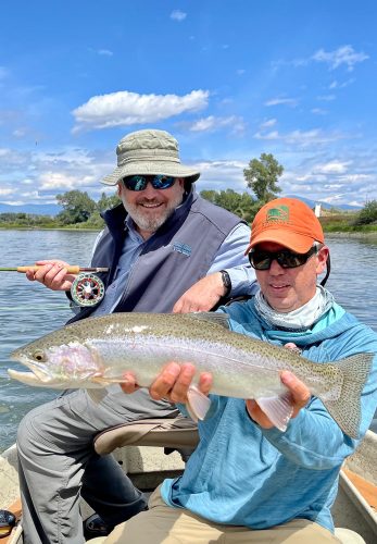 Bonus big rainbow - Montana Fly Fishing