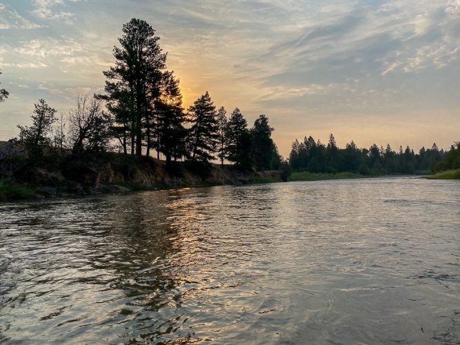 Sunrise on the Blackfoot - July Missoula Fishing Trips