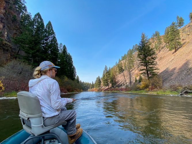 Afternoon light in the canyon - Montana Fall Fishing Fun