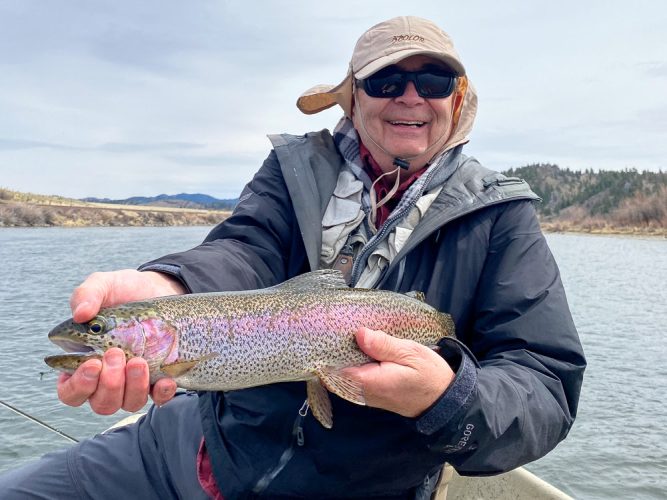 Classic Missouri rainbow- Missouri River Fly Fishing 2022