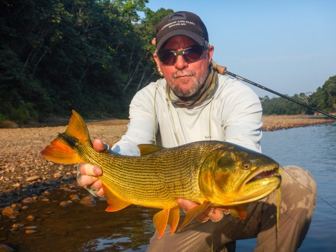 Troy was Mr. Consistency with nice fish almost everyday - Bolivia Golden Dorado Fishing