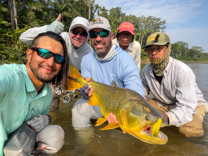 Anglers who have the most fun, catch the most fish.  That was true this week as Jeff put up the biggest numbers. - Bolivia Golden Dorado Fishing
