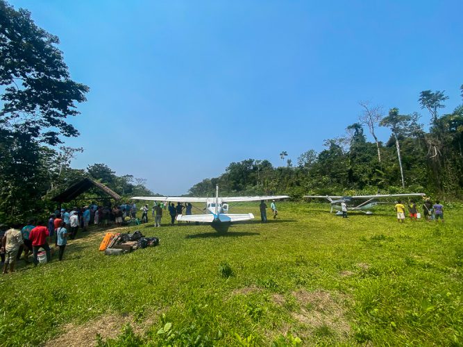 Small planes in the middle of nowhere - Bolivia Golden Dorado Fishing