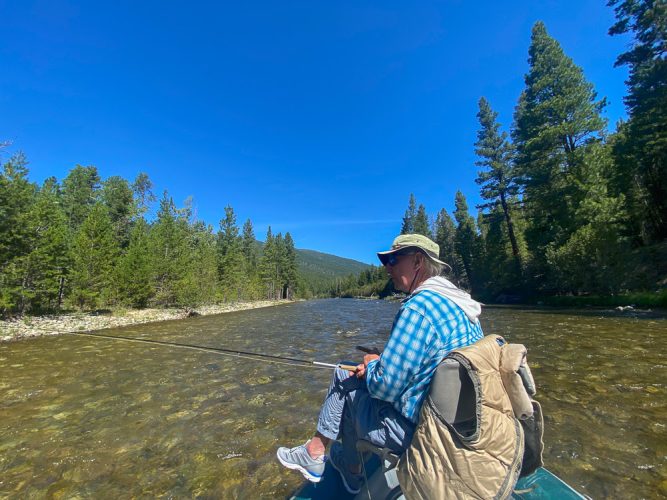 Smoking a cigar, floating a dry fly, and solving the world's problems on the West Fork - Blackfoot River Fly Fishing