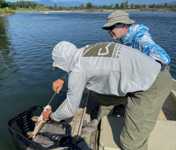 We had steady action throughout the day - Full Moon Fishing in Montana 