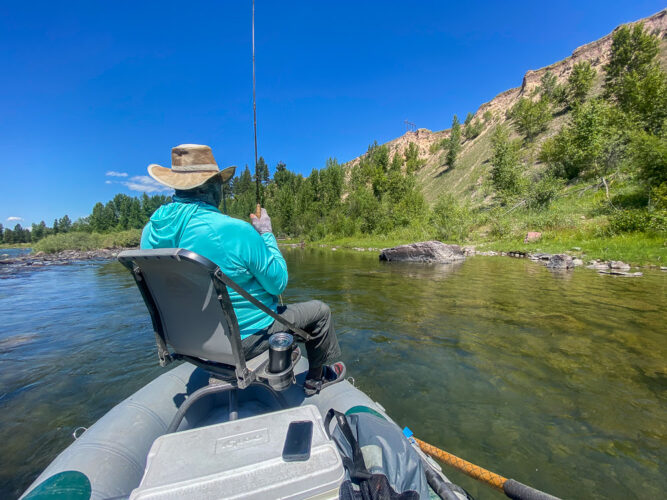 The clouds gave way to sun and the fish continued to look up - Hoot Owl Trout Fishing