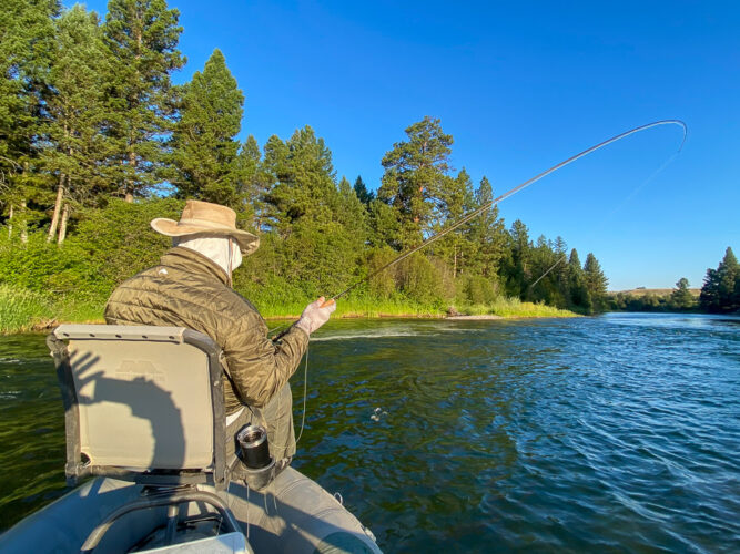 The Munchmore hole treated us well in the morning - Hoot Owl Trout Fishing