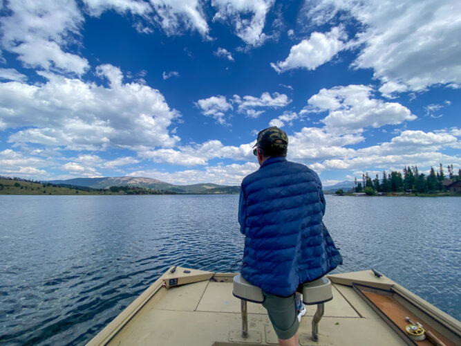 Gorgeous day on the lake - Spruce Moth Hatch Fishing