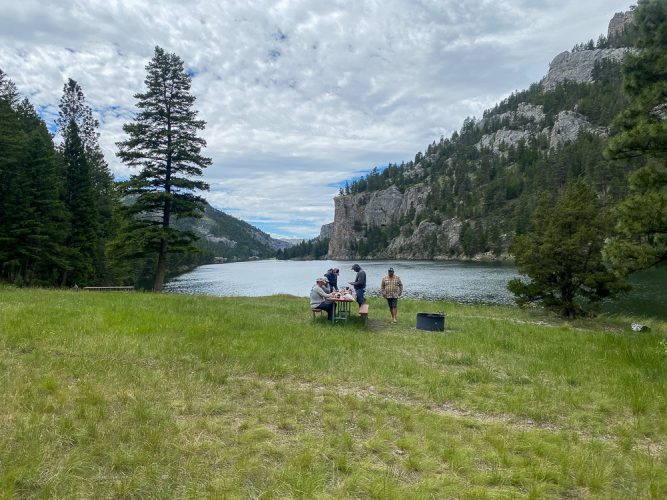 Lunch in the Gates of the Mountains - Missoula Fishing Report 2024