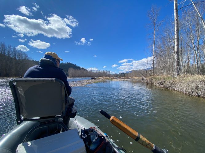 Slower water was the key today - Missoula Fly Fishing Guide 2024