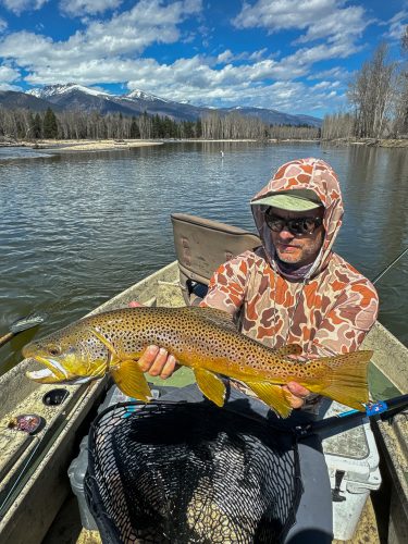 Guide Scott Stanko has been on an absolute roll with monster brown trout this spring!  You can bet his schedule is filling early for next year!!  - Montana Fly Fishing Guide Report