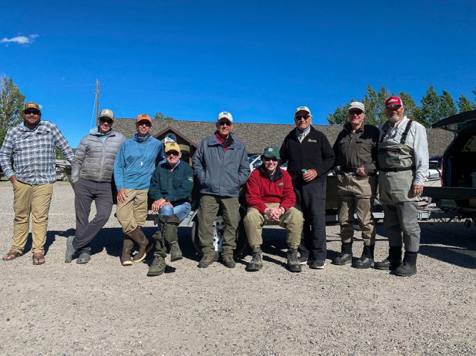 Such a great crew of guys! - Fly Fishing the Missouri River 2024