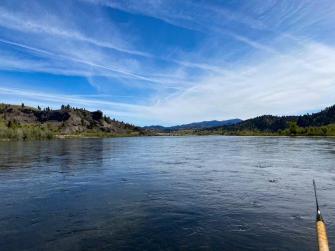 If you play your cards right, you can have stretches of the Missouri all to yourself - Fly Fishing the Missouri River 2024