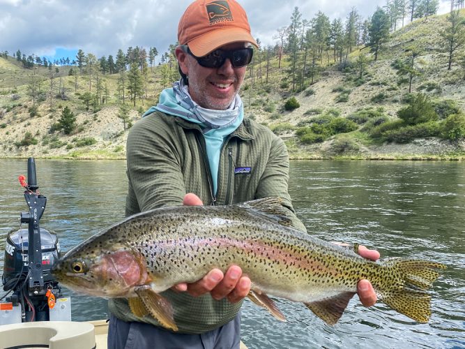 They call it Land of the Giants for a reason - Fly Fishing the Missouri River 2024