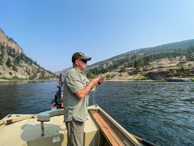 Doug had the magic touch on the upper river - Best Montana Fishing