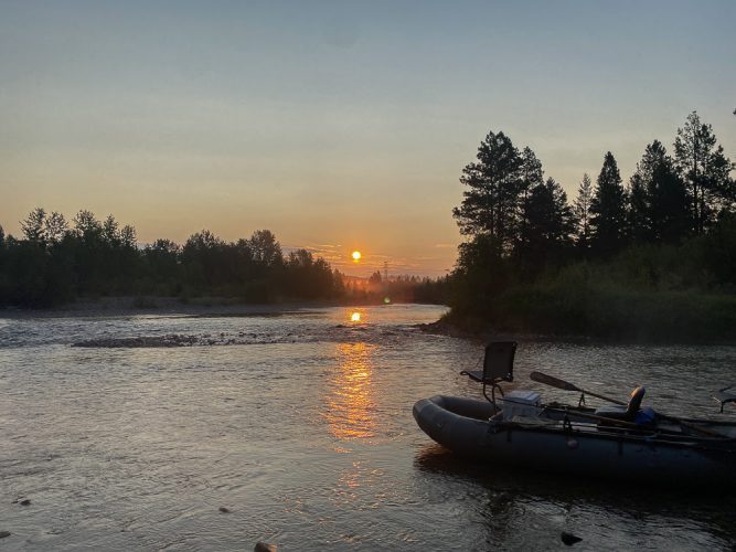 Sunrise on the Blackfoot - August Fishing