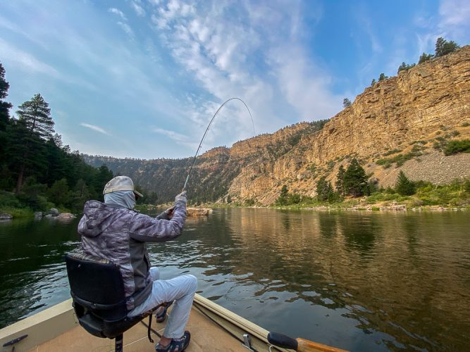 Hooked up with a gorgeous backdrop - August Fishing