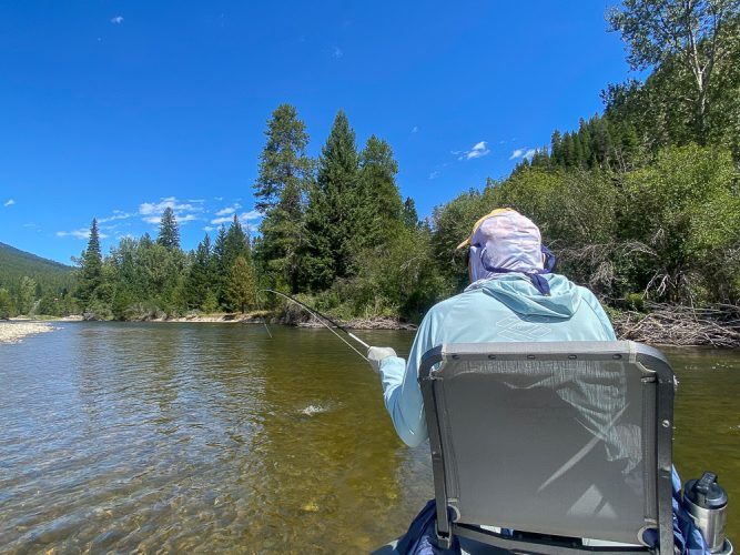 Jim was hooked up plenty on the West Fork - Montana Fishing Guide Report