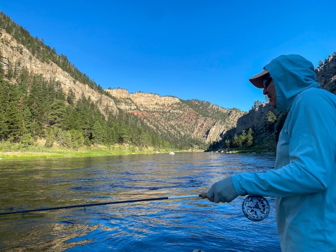 Gorgeous morning in the canyon - Fishing the Land of the Giants