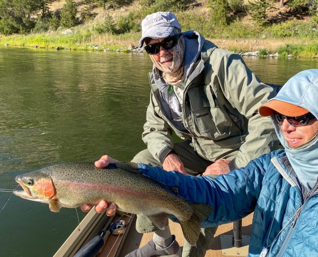 Alan had the hot hand early with a couple of slabs - Fall Fishing the Land of the Giants