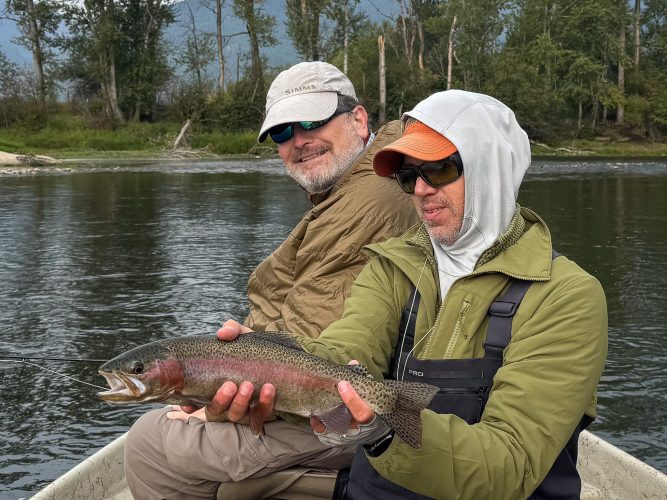 Some quality bows were eating the big dry early - Fall Fishing in Montana